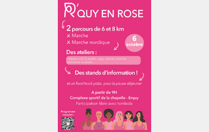 OCTOBRE ROSE 6 OCTOBRE 2024